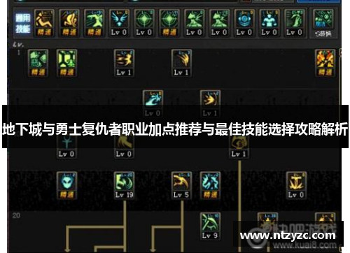 地下城与勇士复仇者职业加点推荐与最佳技能选择攻略解析